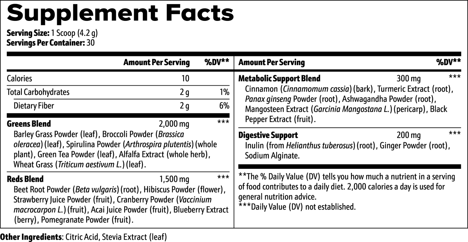 SUPERFOODS DAILY GREENS